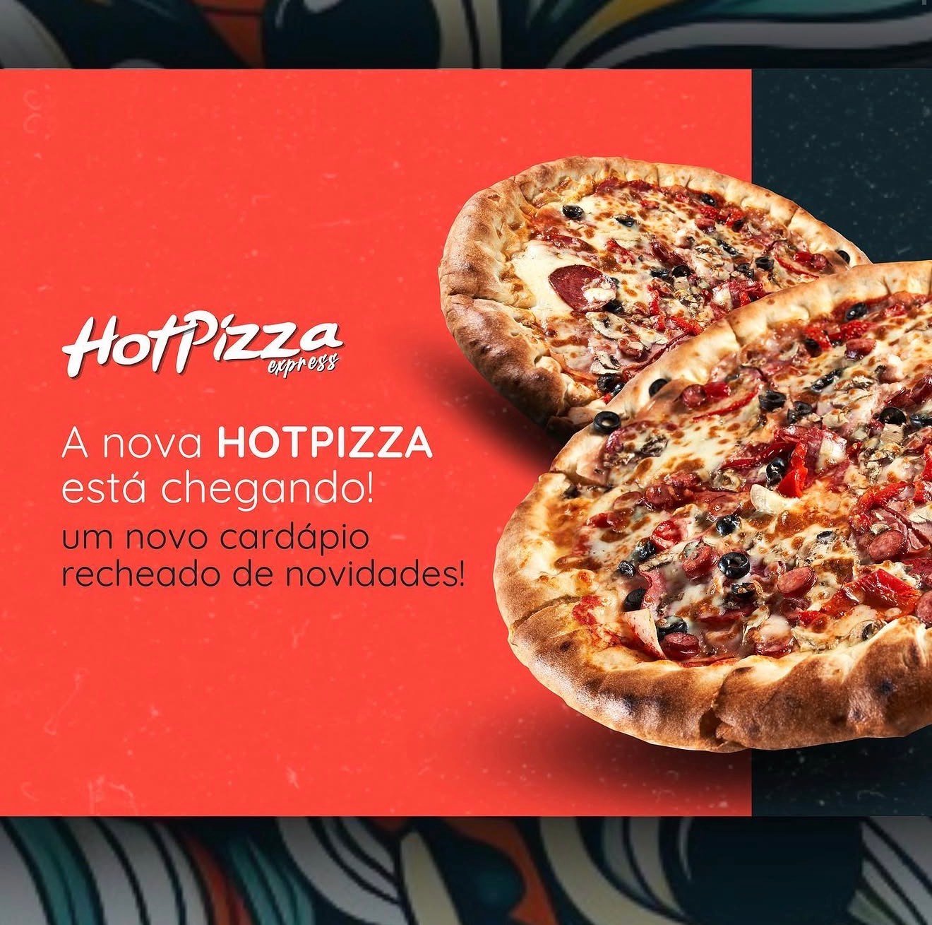 Arte de post para pizzaria - combo promocional