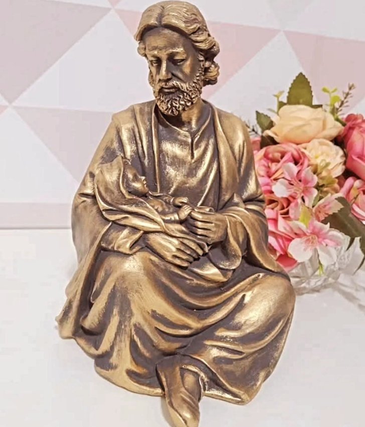 Imagem católica de São José com o Menino Jesus